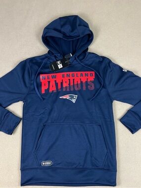New Era New England Patriots NFL Combine Authentic Hoodie Sweatshirt, Men's Sz S